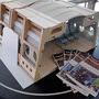 Maquette du studio "Le Grand Set", dédié aux tournages d'intérieurs d'avion - Photo Jean-Noël Ferragut 