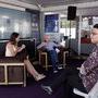 Aurélie Gonin, Denis Lenoir et Baptiste Heynemann, peu avant le rendez-vous CanneS Technique avec le directeur de la photographie - Photo (…) 