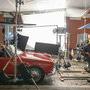 Philippe Le Sourd, à droite à la caméra, tournant une scène de voiture avec Rashida Jones et Bill Murray - Avec la permission (...) 