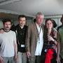 De g. à d., Christian Guillon, Hans-Nikolas Locher, Eric Chérioux, Pierre-William Glenn, Laureen Gautier Jubé, Frantz Delbecque - Photo Jean-Noël (…) 