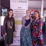 L'équipe d'Ecoprod à Cannes - De g. à d. : Pauline Landais, Pervenche Beurier, Alissa Aubenque - Photo Jean-Noël Ferragut 