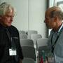 Jean-Yves Le Poulain et Jon Fauer, ASC, directeur de la photo - Photo Vincent Jeannot - Cinec 2012 