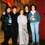 Annick Mullatier en bonne compagnie, au Cinéma des Cinéastes, années 2004-2005 - De g. à d. : Béatrice Mizrahi, Ariane Damin-Vergallo, Annick, (...) 