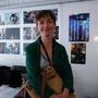 Lucie Baudinaud rendant visite à l'AFC - Photo Jean-Noël Ferragut 