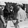 Marcel Pagnol et un membre de l'équipe - Collection Cinémathèque française 