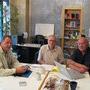Andreas Fischer-Hansen, entre Tony Costa, à gauche, et Paul René Roestad lors d'un bureau d'Imago, à l'AFC en 2007 