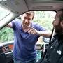 Joachim Lafosse explique un plan à Jean-François Hensgens - Photo Fabrizio Maltese 
