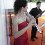 Flutiste et joueur de basson près du pavillon UCMF - Photo JN Ferragut 