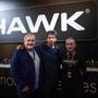 Alexander Bscheidl, Thomas Favel et un membre de l'équipe Hawk-Vantage - Photo Katarzyna Średnicka 