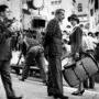 Jacques Becker et Anouck Aimée sur le tournage de "Montparnasse 19" - DR 