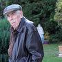Raoul Coutard, dans son jardin au Boucau, en 2014 - Photo Richard Andry 