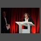 Nathalie Durand rendant hommage à Agnès Godard au nom de l'AFC