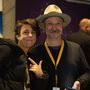 Clémence Thurninger et Steeven Petitteville, non loin du stand Arri - Photo Katarzyna Średnicka 