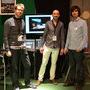 Aymeric Dupas, Kevin Stragliati et Olivier Guillaume devant le stand Poly Son - Photo Pauline Maillet © AFC 