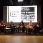 Les participantes à la conférence - De g. à d. : Marie Zahir, BVK, Miriam Kolesnyk, BVK, Elisabet Prandi, AEC, Céline Pagny, Bojana Andric, SAS, (...) 