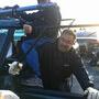 Bruno Seffino avec un machiniste 