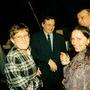 Ginette Méjinsky, un invité non identifié, Annick Mullatier et, derrière elle, Gérald Fiévet, en 1994 - Photo Baxter - Archives AFC-Fuji 