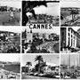 Carte postale de Cannes dans les années 1950 