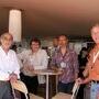 Pierre Lhomme, Philippe Ros, Rémy Chevrin, Tom Stern - sur l'espace AFC-CST (Photo Nathalie d'Outreligne) 