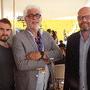 L'équipe Panavision à Cannes sur la Plage de la Quinzaine - De g. à d. : Nicolas Bouchard, Fabrice Gomont et Alexis Petkovsek - Photo (…) 