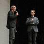 Rémy Chevrin et Fabien Gaffez introduisent la Master Class Ricardo Aronovich - Photo JN Ferragut 