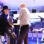 Ed Lachman, à gauche, et une connaissance - Photo JN Ferragut 