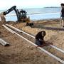 Construction du travelling - Photo et suivantes Jean-Baptiste Pouilloux 