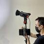 Aputure LS600D avec coupleur MII- 48 V -13,5 A et 2 batteries V-Lock 390 Wh- 26 A au Studio LB, Paris 