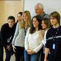 Garrett Brown et quelques étudiants de La fémis et Louis-Lumière posent pour Benjamin B - Photo R Andry 