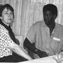 Andrée Davanture et Cheick Omar Sissoko à Carthage en 1986 