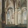 Pieter Jansz. Saenredam, "Nef de la cathèdrale d'Utrecht", 1645 - DR 