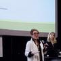 Dr Amanda Coles lors de la conférence ACS "A Wider Lens, Australian camera workforce development and diversity" - Photo Pascale Marin 