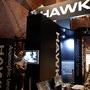 Avant-dernier coup de pinceau sur le stand Hawk - Vantage - Photo Jean-Noël Ferragut 