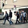 Bouli Lanners, Bastien Bouillon et Patrick Ghiringhelli, caméra à l'épaule 