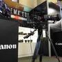 Sur le stand Canon - Photo JN Ferragut 