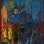 Louis Anquetin (1861-1932) "Place de Clichy le soir", 1887 - Pastel, 69 x 53 cm – Collection particulière – Photo © Peter Schälchli, Zurich 