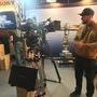 Sur le stand Sony - Photo Laurent Andrieux 