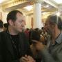 Antoine Simkine, membre consultant de l'AFC, et Rémy Chevrin, président - lors de la présentation du bilan 2006 du CNC (Photo N (…) 