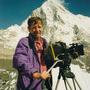 John Davey sur le tournage de "Return to Everest", de Chris Rawlings, en 1993 