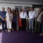 Photo de la "famille" Transpalux à Cannes autour de Didier Diaz - Photo Jean-Noël Ferragut 