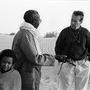 Souleymane Cissé et Jean-Jacques Bouhon sur "Waati", vers Tombouctou en mars 1993 - Photo Marc Salomon 