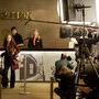 Isabelle Huppert sur le tournage de "La Ritournelle" - DR / SDN 