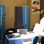 Olivier Totier, sur le stand Sennheiser - Photo Pauline Maillet © AFC 