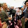 Martine Bianco, Thierry Perronnet, l'Aaton Penelope, Jean-Pierre Beauviala et Philippe Parain, à Cannes en 2009 - Photo Alain Curvelier 