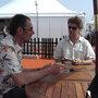 Denis Rouden et Antoine Héberlé - sur la terrasse du pavillon AFC-CST (Photo JN Ferragut) 