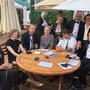 Avant la cérémonie de remise de l'Hommage Angénieux à Agnès Godard - De g. à d. : Pamela Albarrán, Pascale Marin, Jean-Marie Dreujou, Agnès Godard, (...) 