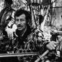 Alain Grestau sur le tournage de "Dames galantes", en 1990 