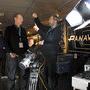 Alex Lamarque, AFC, et Patrick Leplat sur le stand Panavision Alga Techno - © Nelly Flores - AFC 