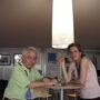 Willy Kurant et Nathalie d'Outreligne - à l'intérieur du pavillon AFC-CST (Photo JN Ferragut) 