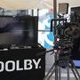 La caméra Sony F55 "panavisée" et un moniteur de contrôle Dolby - Photo François Cana 